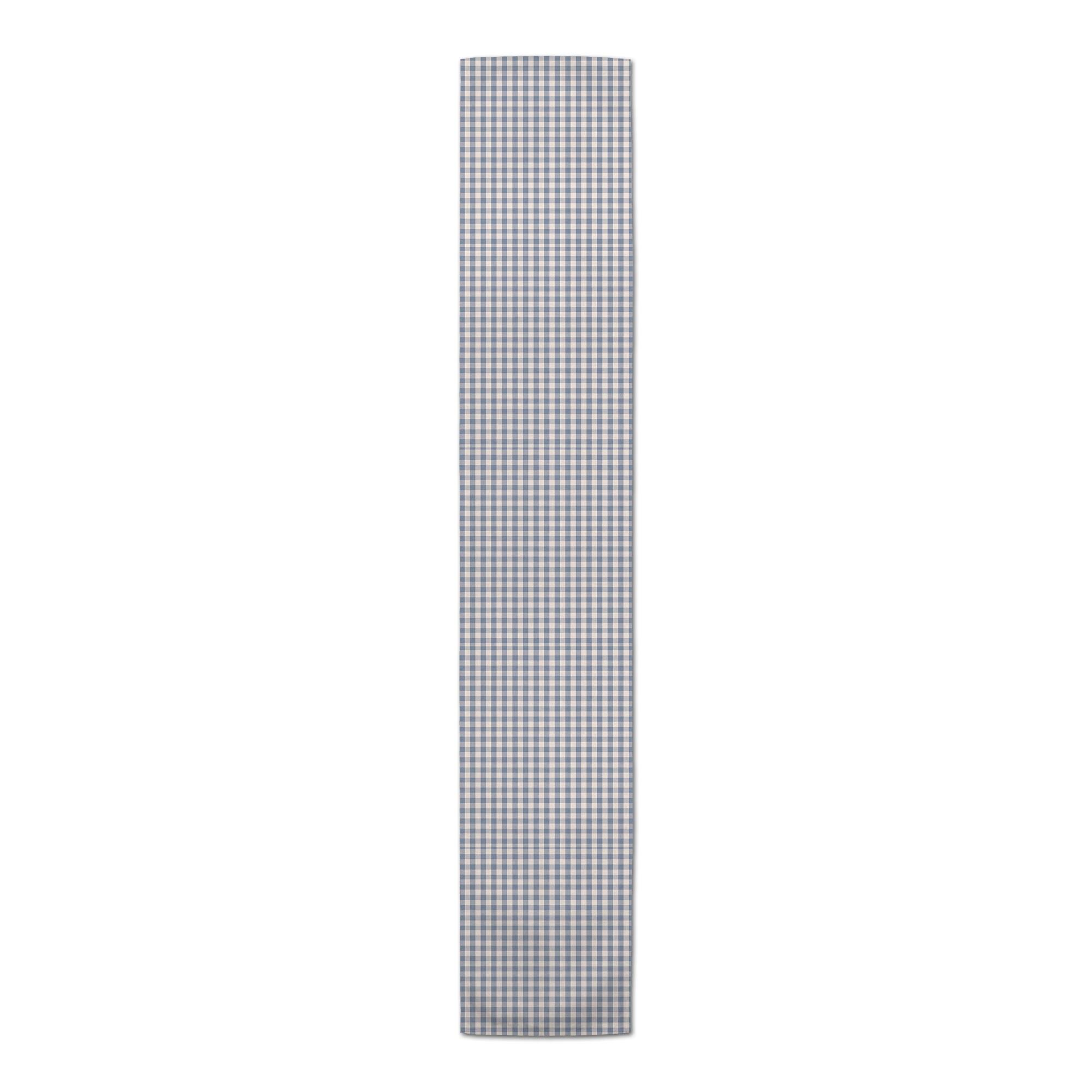 Plaid Cotton Twill Table Runner